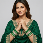 AYSIMA | Green Bangle Set for Women with Kada | 42 Pieces