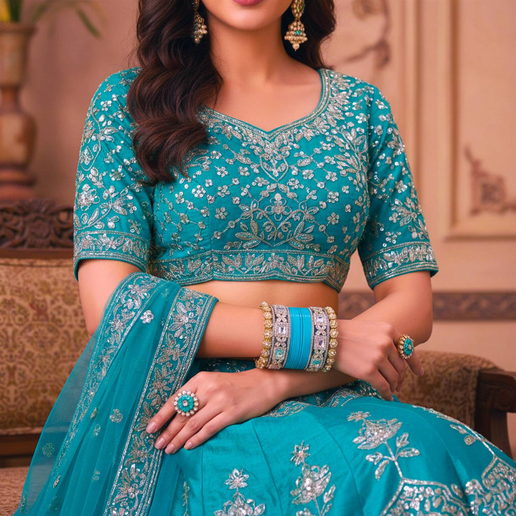 AYSIMA Turquoise Blue Bridal Bangle Set – 36 Pieces