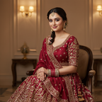 AYSIMA Red Bridal Chura & Pachari Kadas – Saanvi - 40 pieces