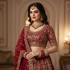 AYSIMA Red Bridal Chura & Pachari Kadas – Saanvi - 40 pieces