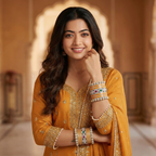 AYSIMA | Yellow Bangle Set for Women with Kada | 42 Pieces