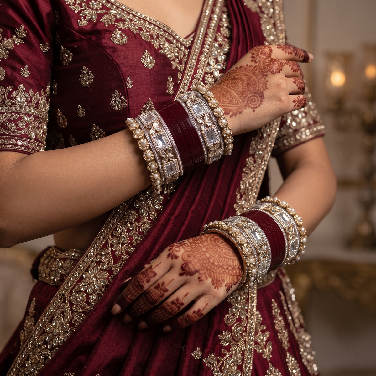 AYSIMA 36-Piece Bangle Set for Women – Wedding & Festive Wear