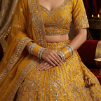 AYSIMA Yellow Haldi Bangles & Geometric Kadas – Amaltas - 36 pieces