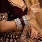 AYSIMA 36-Piece Bangle Set for Women – Wedding & Festive Wear