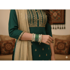 AYSIMA Green Bridal Bangles & Pachari Kadas – Pallavi - 40 pieces