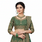 AYSIMA Emerald Green Heritage – 42-Piece Bangle Set with Designer Kadas