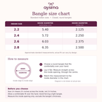Rani Pink Bridal Bangles & Kadas | AYSIMA Lavanya - 36 pieces