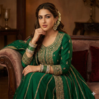 AYSIMA Haritika – Emerald Green Bridal Chura & Designer Kada Set | 40 Pieces